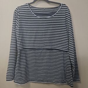 Unbranded Nursing Maternity Top Women's Size XL Cotton Blend